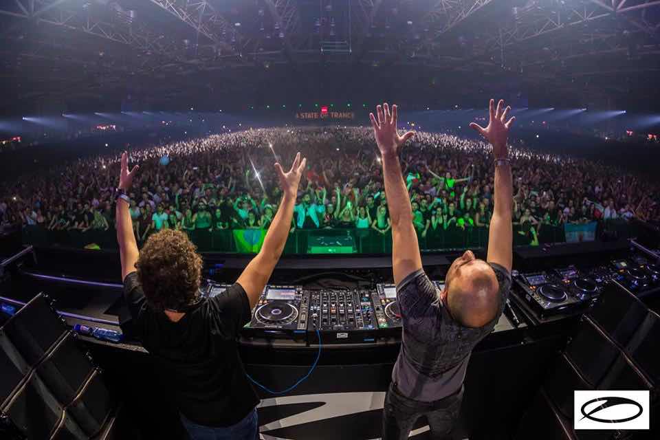 Performing at A State of Trance 1000 in Utrecht