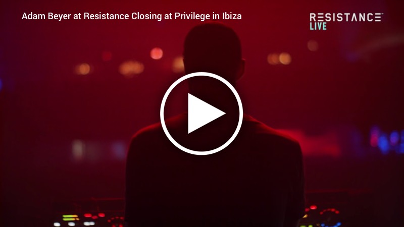 Adam Beyer at Resistance Closing at Privilege in Ibiza
