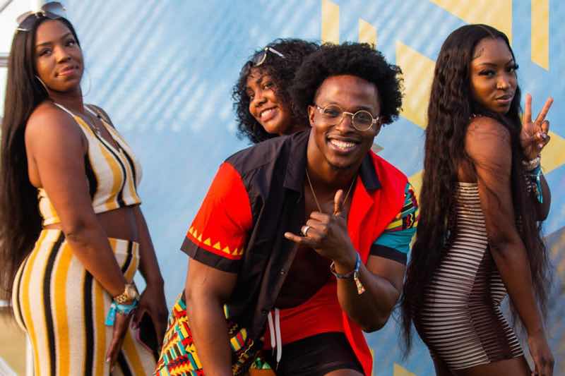 Fans having fun at Afro Nation Portugal