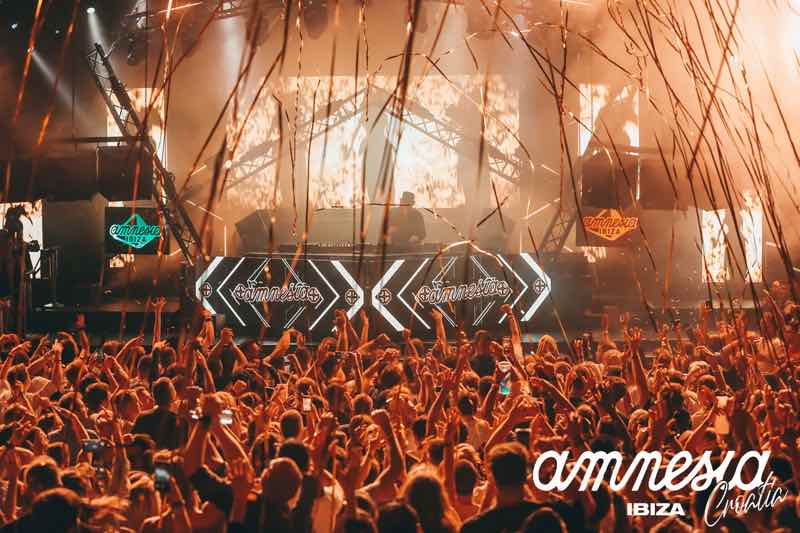 Dancing at Amnesia Ibiza takeover croatia