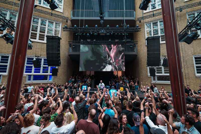 Outdoor event at Amsterdam Dance Event ADE