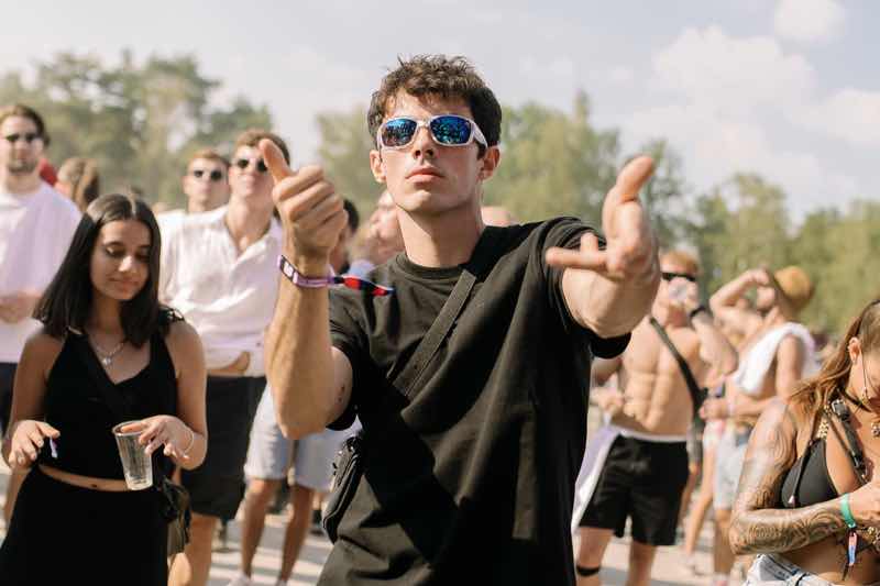 Fans dancing at Awakenings Summer Festival