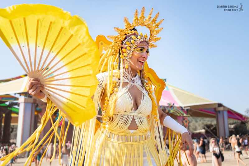Amazing outfit at Boom Festival