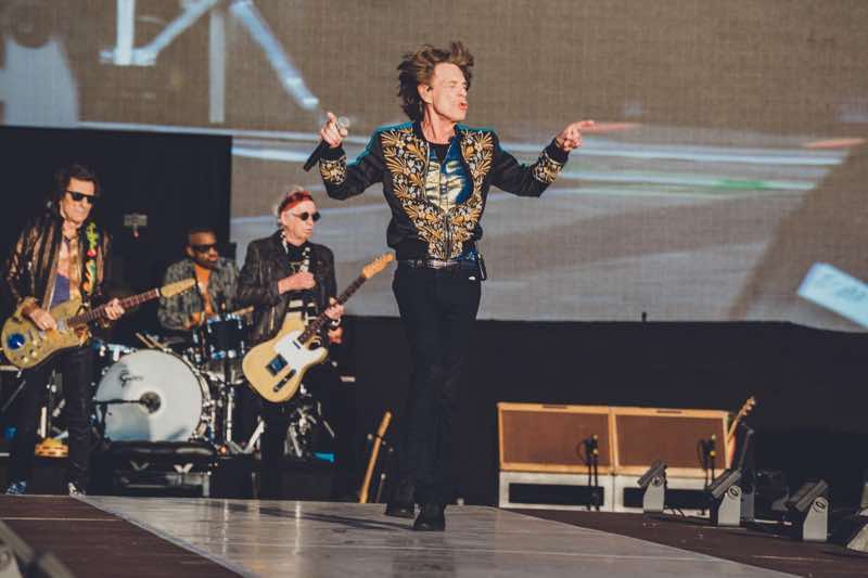 Rolling Stones performing at BST Hyde Park