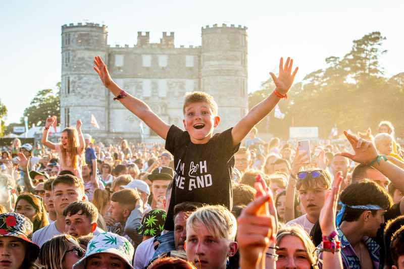 Fans excited at Camp Bestival Dorset