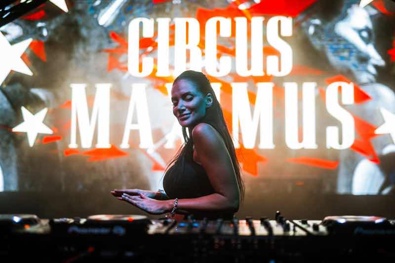 Performing at Circus Maximus Festival