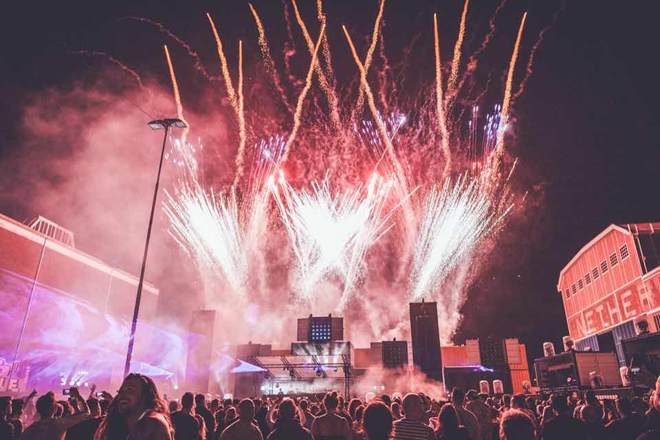 Fireworks main stage at Drumcode Festival
