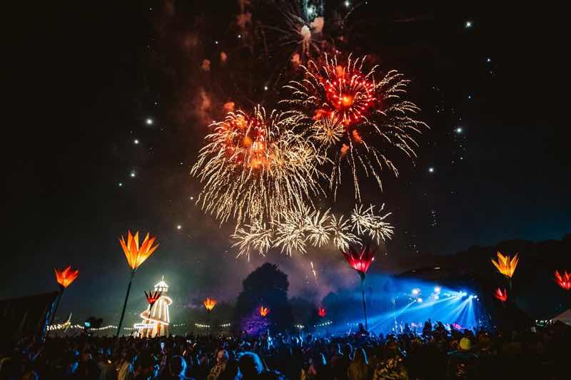 Fireworks at El Dorado Festival