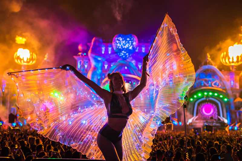 Butterfly at Electric Daisy Carnival EDC Portugal