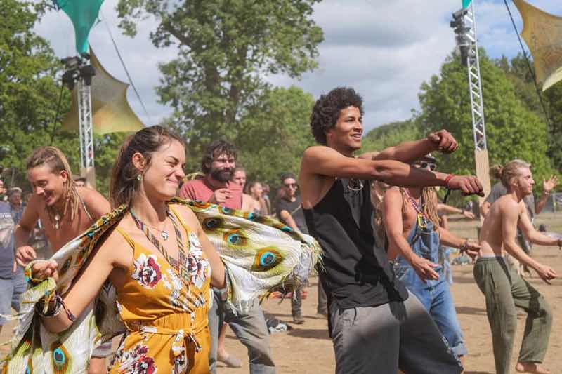 Fans dancing at Ethereal Decibel Festival