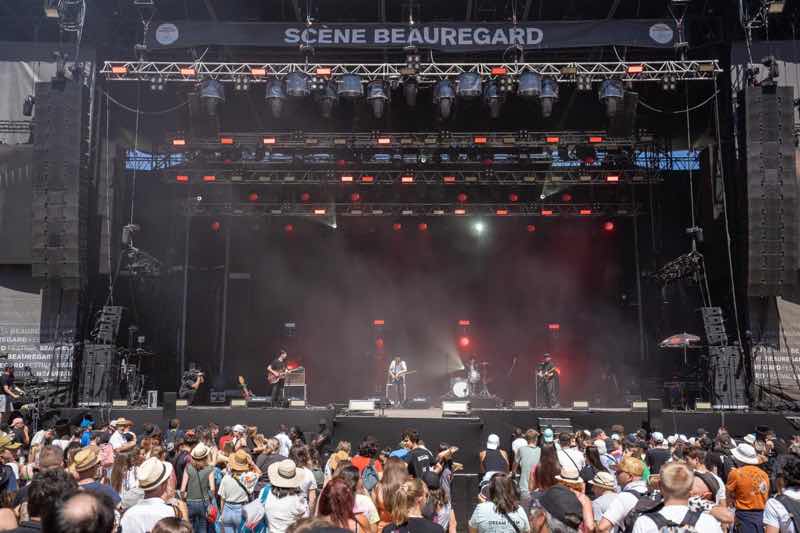 Stage view at Festival Beauregard