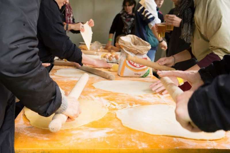 Pasta workshop at Flash Festival Tuscany