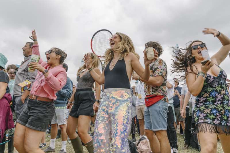 Fans excited at Glastonbury Festival