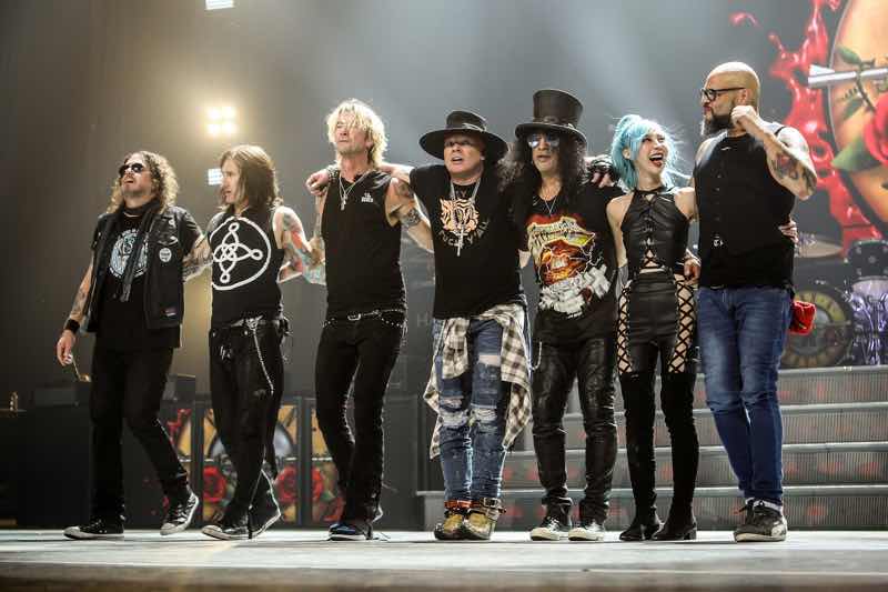 Lineup Guns N'Roses Tour