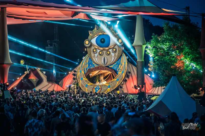 Stage view at Hadra Trance Festival