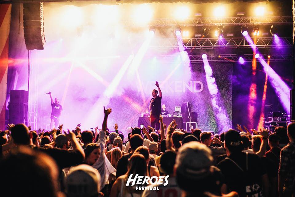 Live performance at Heroes Festival