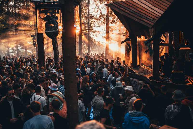 Forest stage at Ikarus Festival