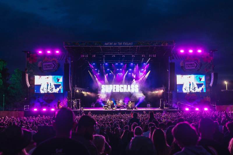 Stage colours at Kendal Calling Festival