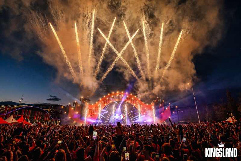 Stage Fireworks at Kingsland Festival Amsterdam