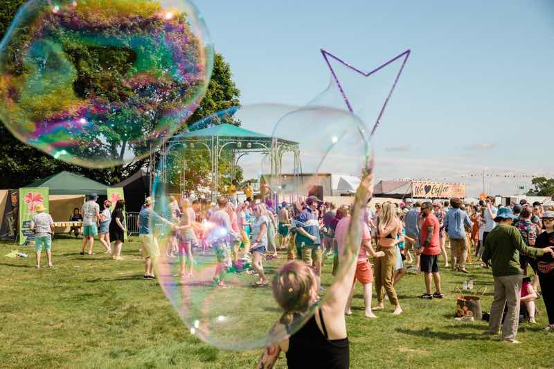 Bubbles at Kite Festival