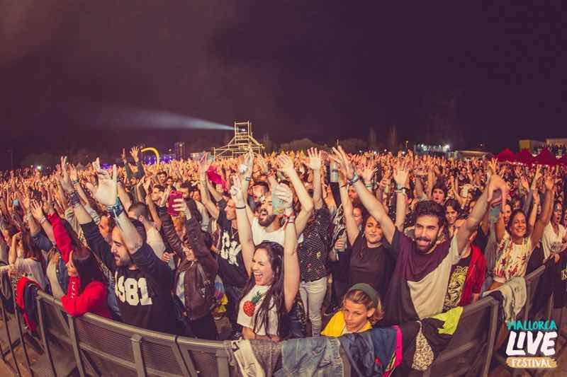 Front row fans at Mallorca Live Festival
