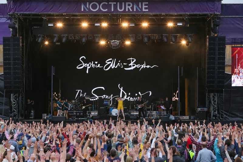 Sophie Ellis Bextor performing at Nocturne Live at Blenheim Palace