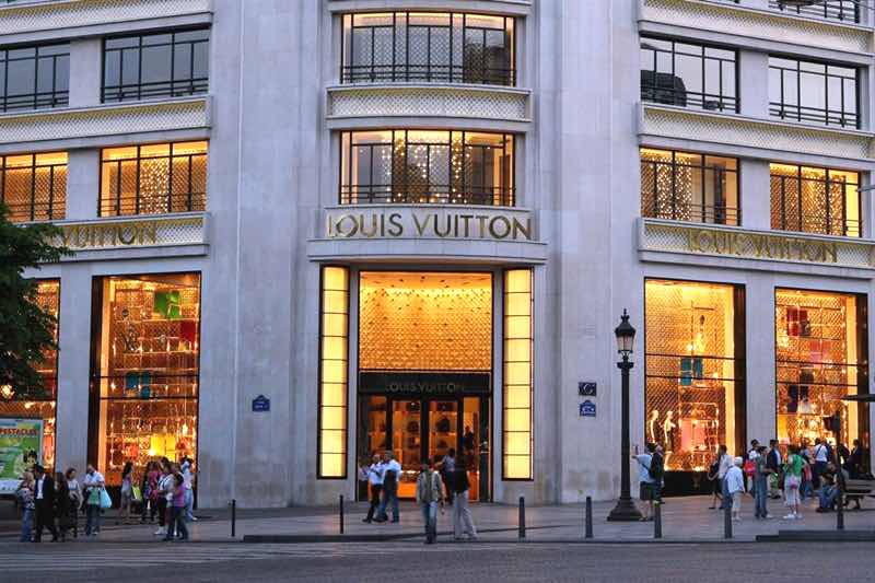 Louis Vuitton shop in Paris Travel guide