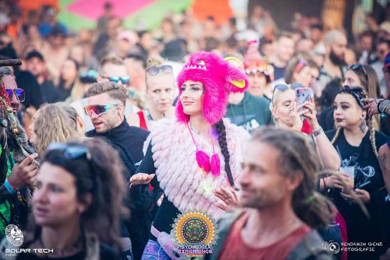 Fans enjoying at Psychedelic Experience Festival