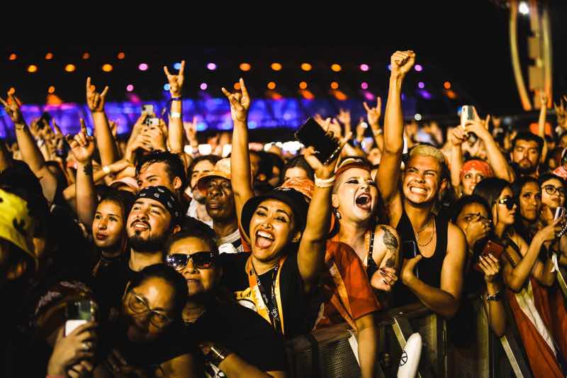 Fans excited at Rock in Rio Lisboa Festival