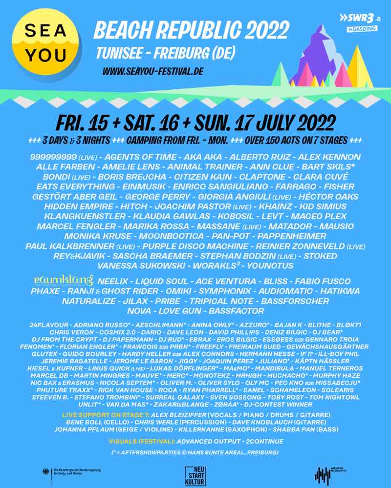 Sea You Festival 2022 Lineup