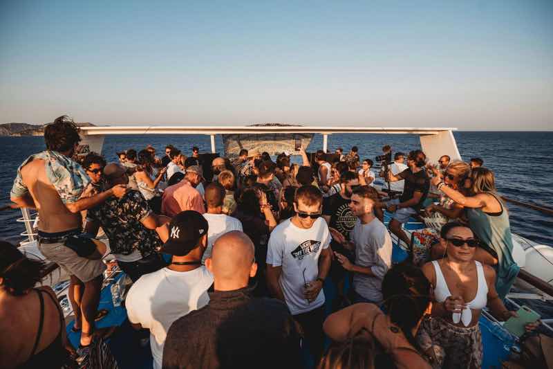 Boat Party at Shapes Festival Zakynthos