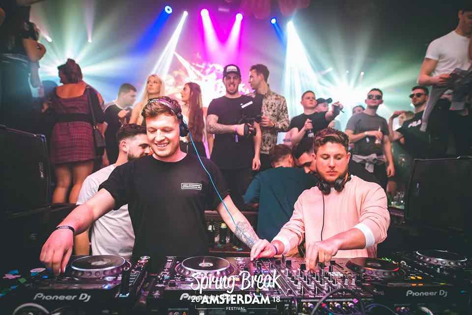 Andy Bell and Jon Brady mixing at Spring Break Amsterdam