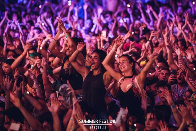Fans excited at Summer Festival Marseille