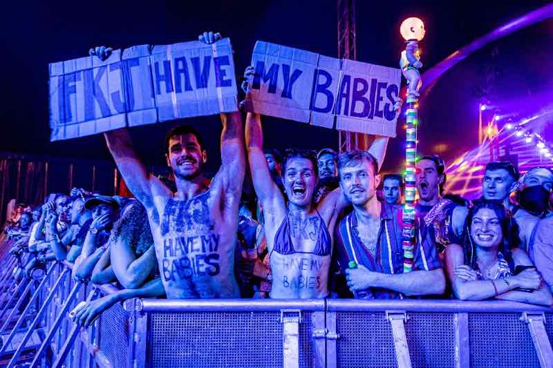 Front row fans at Sziget Festival