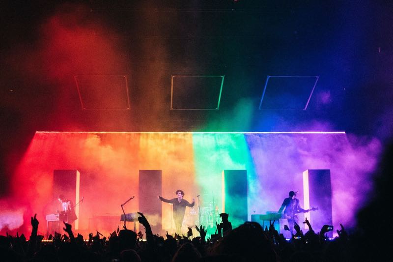Stage and fans at The 1975 Concert