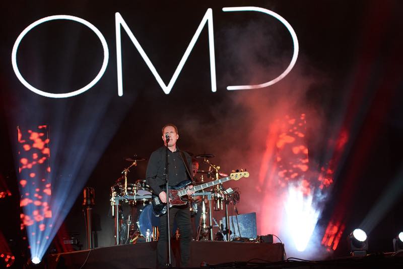 OMD performing at W-Festival