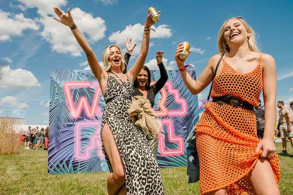 Fans having fun at we are FSTVL
