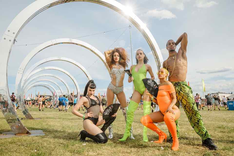 Fans posing at we are FSTVL