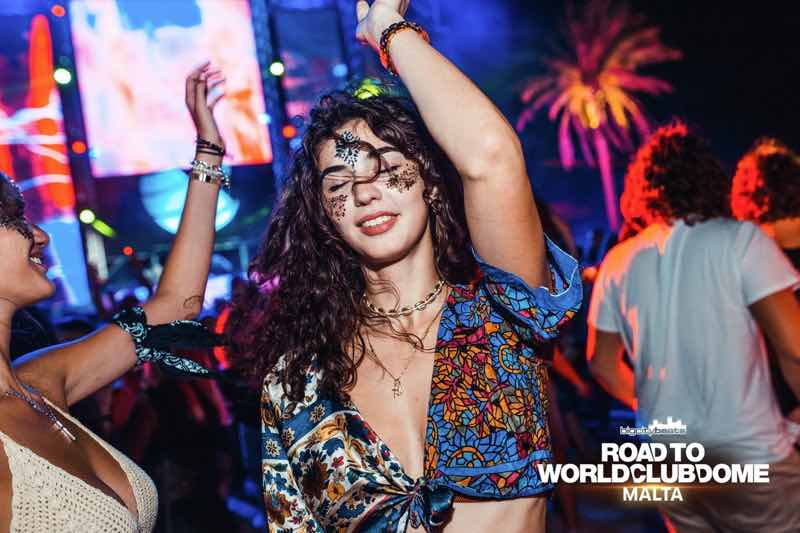 Fans dancing at World Club Dome Malta