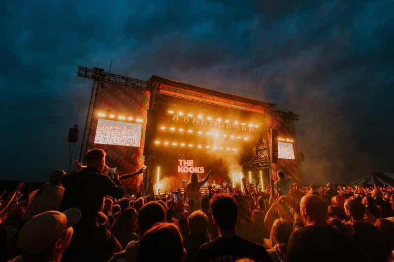 The Kooks performing at Y Not Festival